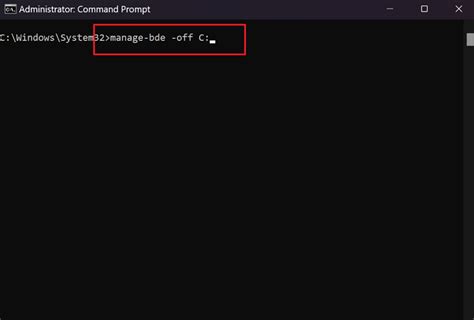 Image result for Command Prompt to Disable BitLocker