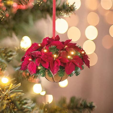 Buy Decoration Wood Hanging Basket Christmas Pre-lit Gift Ornaments ...
