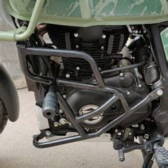 Crash Guard with Round Sliders for Royal Enfield Himalayan BS4/BS6 Mod ...
