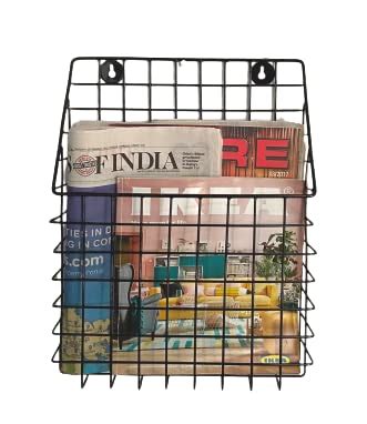 Sar-man Mild Steel Wall Hanging Magazine Newspaper Brochure Pamphlet ...