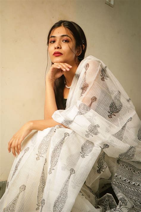 Evergreen printed Kota saree - Bagh- Jasmine – Kaisori