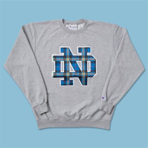 Champion Notre Dame University Sweater Large | Double Double Vintage