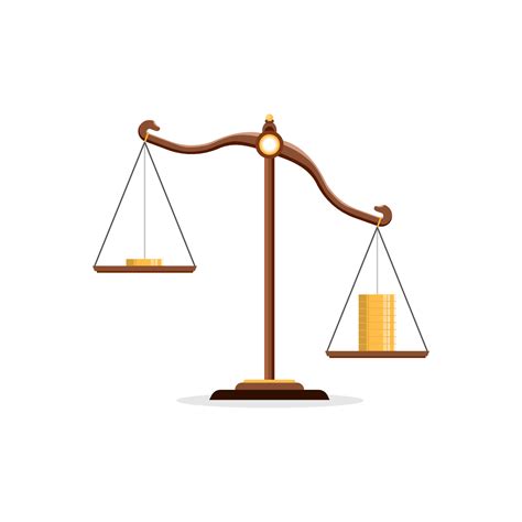 Justice scales not weight balance. Unfair judgment. Advantage of the ...