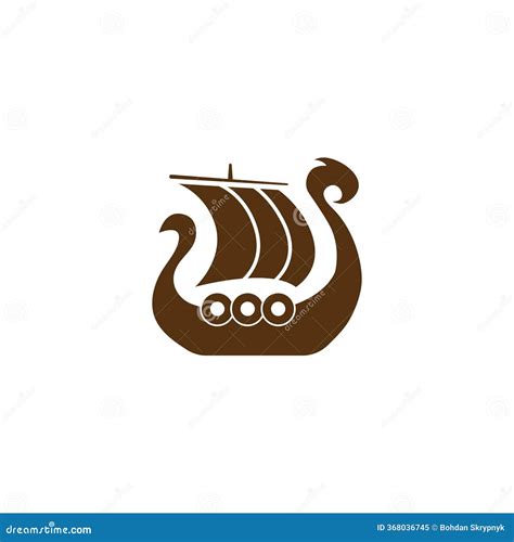 Design In Old Norse Style. Sigurd Slays The Dragon Fafnir. Illustration ...