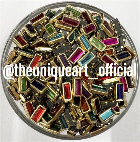 3x7 Glass Rectangle Multicolour – The Unique Art