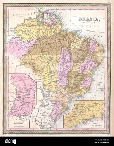 Maps of brazil hi-res stock photography and images - Alamy