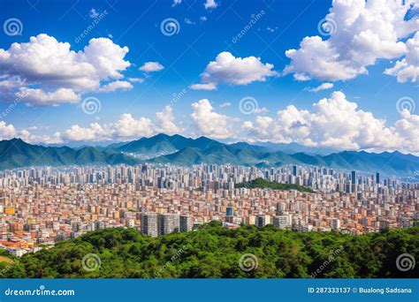 The Capital City of Venezuela is Named Caracas. Stock Illustration - Illustration of house ...