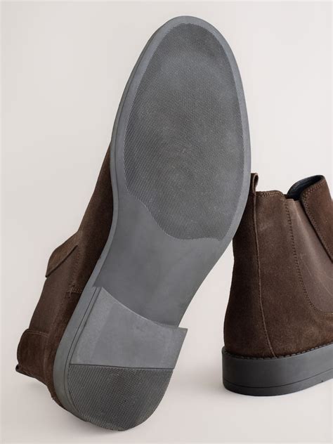 Buy Brown Smart Suede Chelsea Boots from Next India