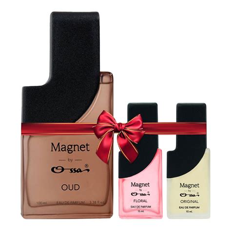 OSSA MAGNET OUD EDP 100ML & FLORAL EDP 15ML & ORIGINAL EDP 15ML (PACK ...