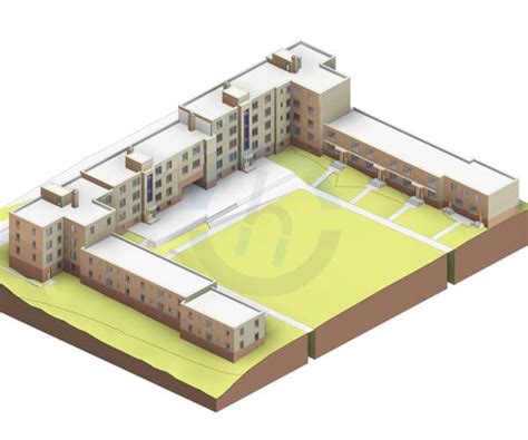 3D Revit BIM modeling of the renovation of Langston Terrace Dwellings ...