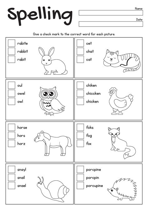 1st Grade Spelling Practice Worksheets | First grade spelling, Grade spelling, Spelling word ...
