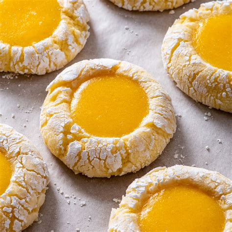 Gluten Free Lemon Curd Cookies - The Loopy Whisk