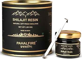 Pahal Fire Shilajit Pure Himalayan Resin Gold Grade with Fulvic Acid 85 ...