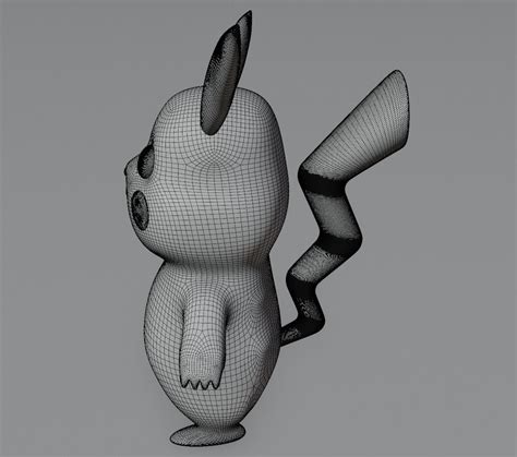 Pikachu 3D model for 3D print 3D model 3D printable | CGTrader