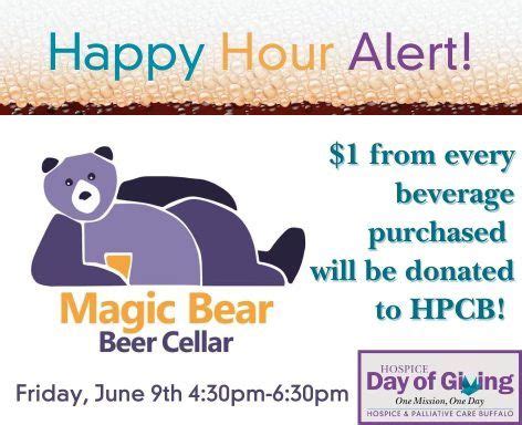 Happy Hour for Hospice & Palliative Care Buffalo, Magic Bear Beer ...