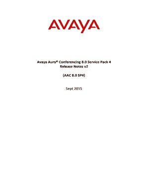 Fillable Online Design Document Template - Avaya Support Fax Email ...
