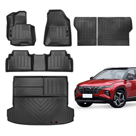 Jdeymat Floor Mats & Cargo Liner Set Compatible for Hyundai Tucson 2022 ...