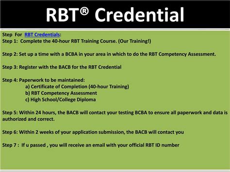 PPT - Registered Behavioral Technician PowerPoint Presentation, free ...