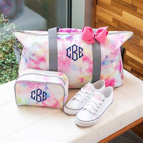 Girl's Personalized Floral Bag