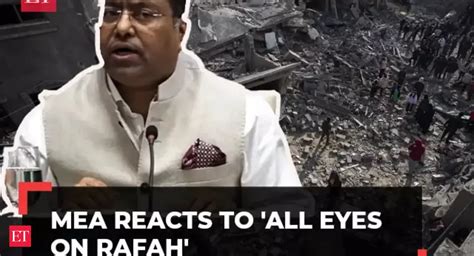 Rafah deaths ‘heartbreaking’, support two-state formula: MEA - The ...