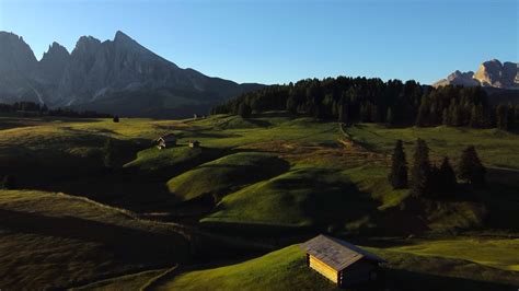 Seiser Alm Alpe di Siusi valley at Summer in Italian Dolomites, South ...