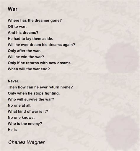 Best Poem About War at Jeanne Potter blog