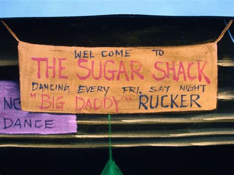 Vintage Copy on Velvet THE SUGAR SHACK African American "Good Times ...