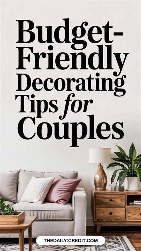 Budget-Friendly Decorating Tips for Couples