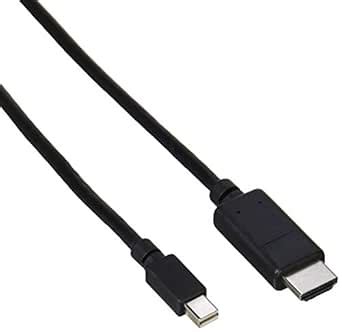 ELECOM miniDisplayPort-HDMI Conversion Cable 2m [Black] AD-MDPHDMI20BK ...