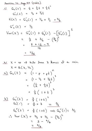 Probability-Generating Function 的图像结果