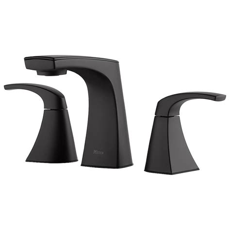 Pfister Karci Matte Black Widespread 2-Handle WaterSense Bathroom Sink ...