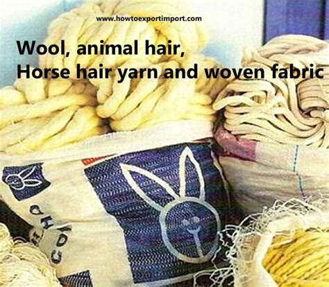 Export procedures to export Wool, animal hair, horse hair yarn and ...