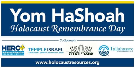 May 5th Yom HaShoah: Holocaust Remembrance Day, Temple Israel of ...