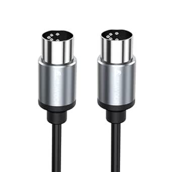 CLAVOOP MIDI Cable 3ft, 5 Pin DIN MIDI Cable Male to Male 3 feet ...