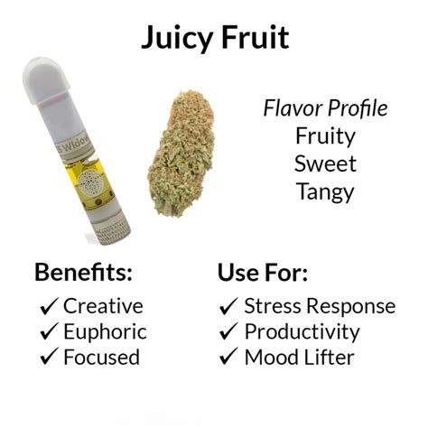 Juicy Fruit Strain: Aroma, Effects & More | DC Weed Delivery