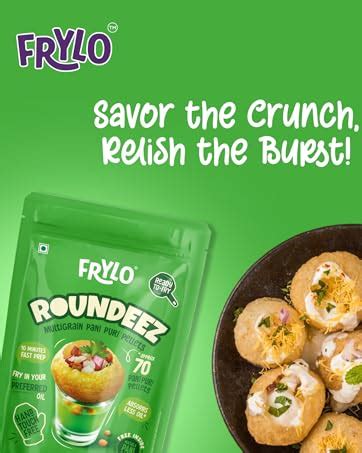 Frylo Roundeez Panipuri Kit | 50 Golgappe Pellet | Khatta Meetha ...