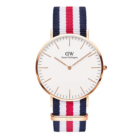 Canterbury - Men's rose gold watch with NATO strap | DW