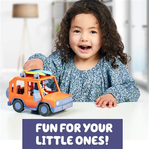 Bluey Heeler Family 4WD Vehicle Playset: Official Collectable Car ...