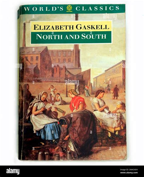 Elizabeth Gaskell - North and South. Book cover on white background ...
