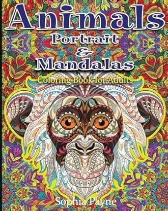 Buy Animals Portrait & Mandalas: coloring book for adults: 2 Book ...