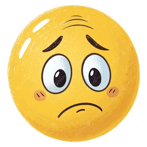 Yellow Sad Face Emoji