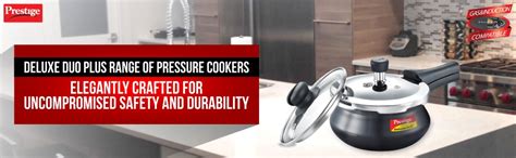 Buy Prestige Deluxe Duo Plus Induction Base Aluminum Outer Lid Pressure ...
