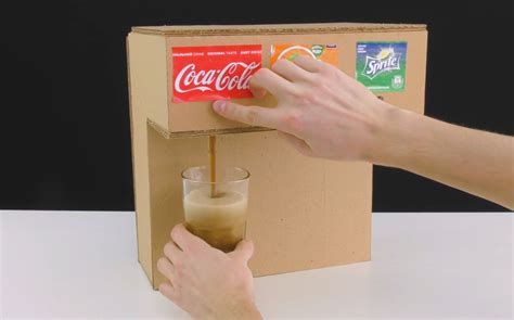 【DIY艺术】用纸箱自制饮水机（有三种口味供你选择）_哔哩哔哩_bilibili