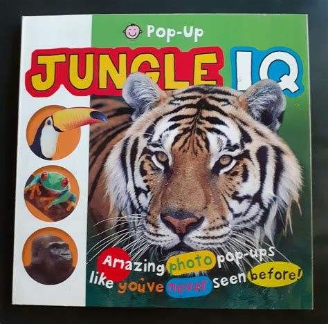 Pop-Up Jungle IQ Children Book