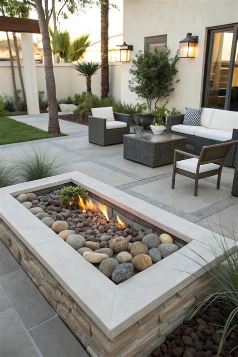 14+ Stunning Natural Rock Fire Pit Ideas