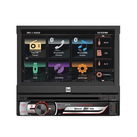 Buy Dual ElectronicsDV712 7-inch AM/FM Motorized Flip Out LED Media ...