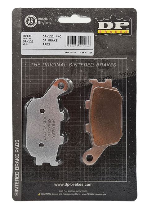 DP Sintered Brake Pads for Suzuki V-Strom 650 | Standard Rear DP121 ...