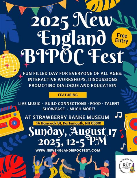 New England BIPOC Fest, Strawbery Banke Museum, Portsmouth, 17 August ...