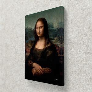 saf Mona Lisa Canvas Wall Art – Classic Leonardo da Vinci Portrait ...