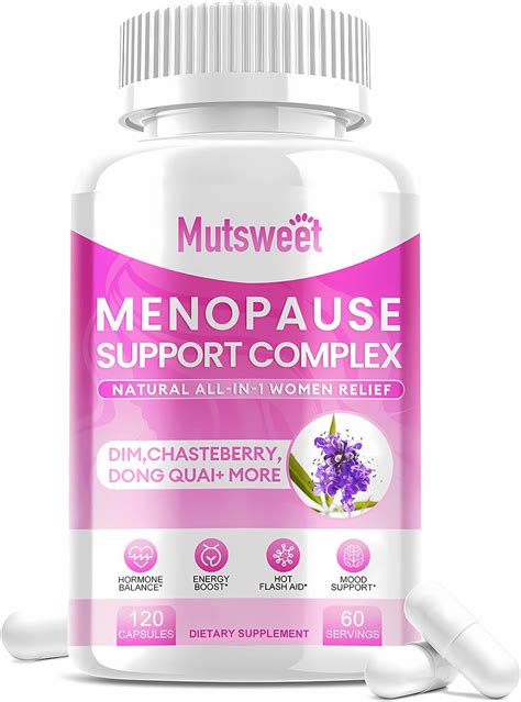 Amazon.com: Natural Menopause Supplements for Women, Multivitamin Black Cohosh Capsules Perfect ...